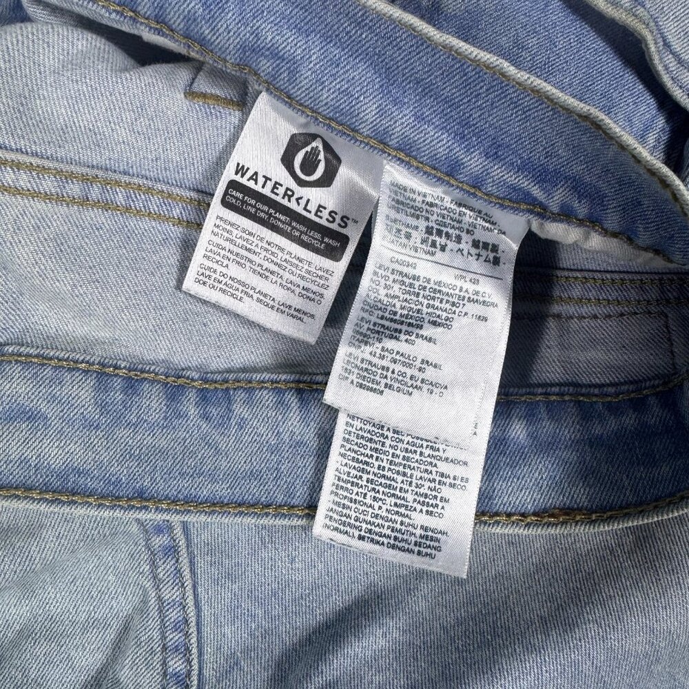 Levi's 510 Men's Skinny Leg Jeans Blue Denim Light Wash Stretch 5-Pocket W36 L29 - Picture 14 of 16